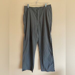 Women’s Royal Robbins High Rise Bootcut Gray Hiking Pants Size 8, Short, Stretch